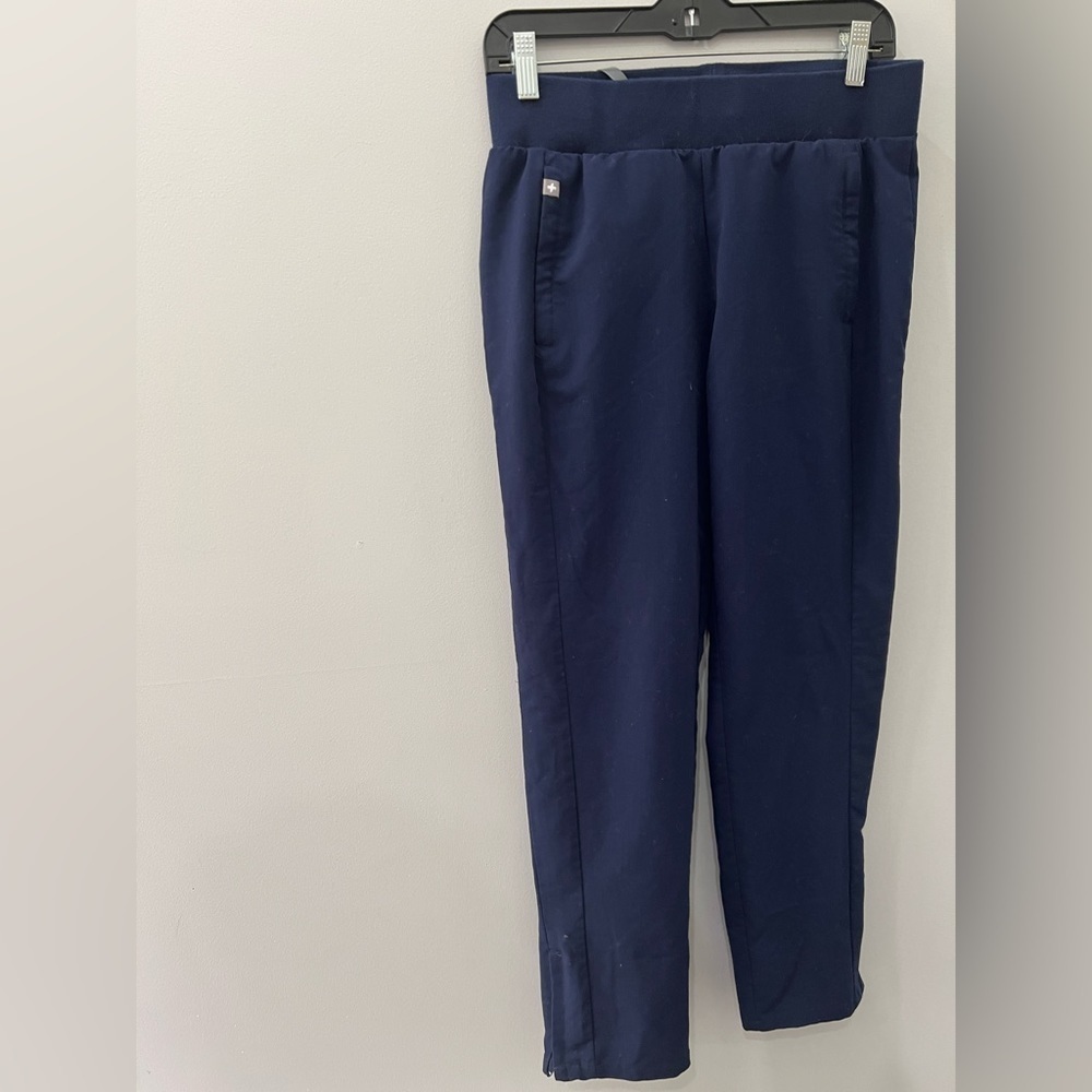 Figs navy blue yoga pants trousers size S